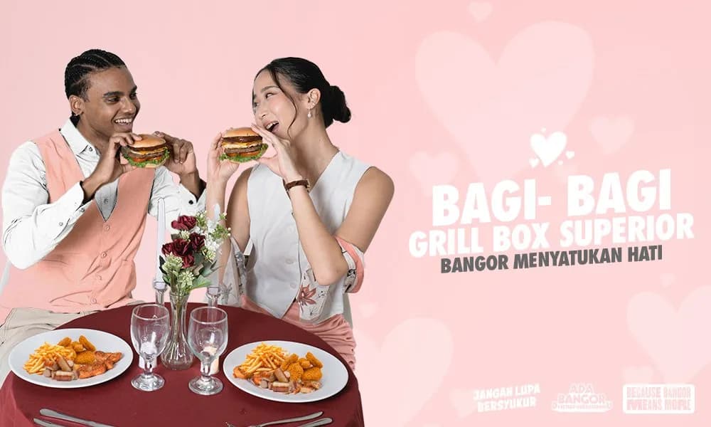 valentine days bareng burger bangor