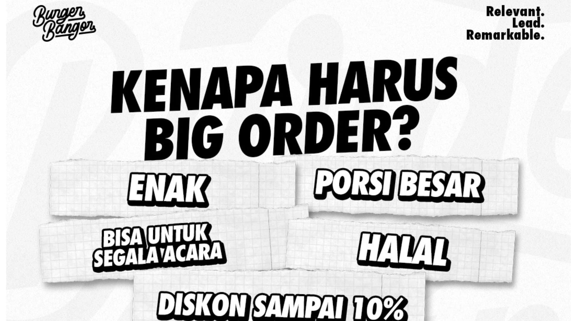 big order corporate event