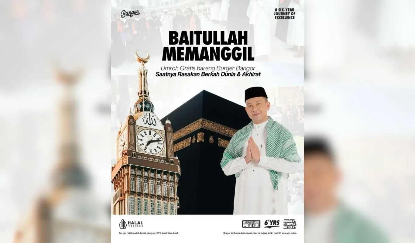 umroh gratis burger bangor