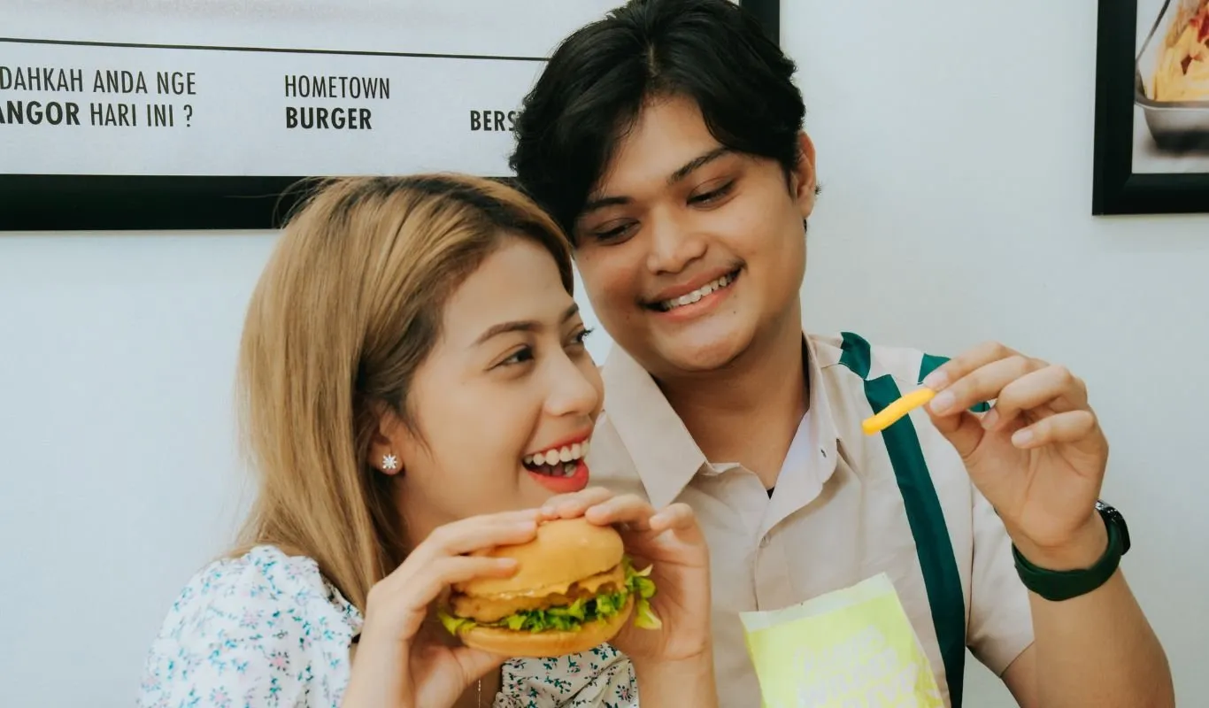 burger bangor hari kasih sayang